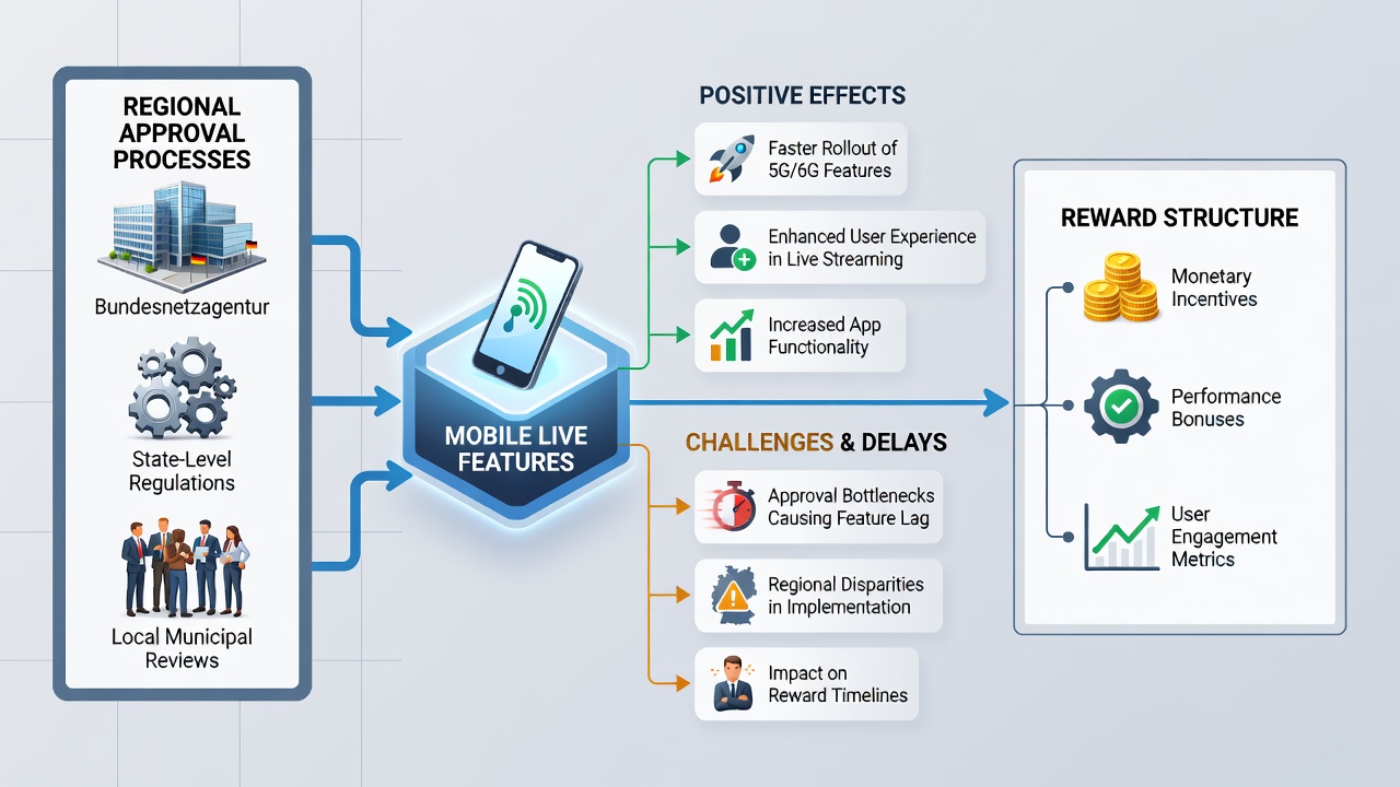 Mobile Live-Features und Belohnungssysteme unter regionaler Aufsicht