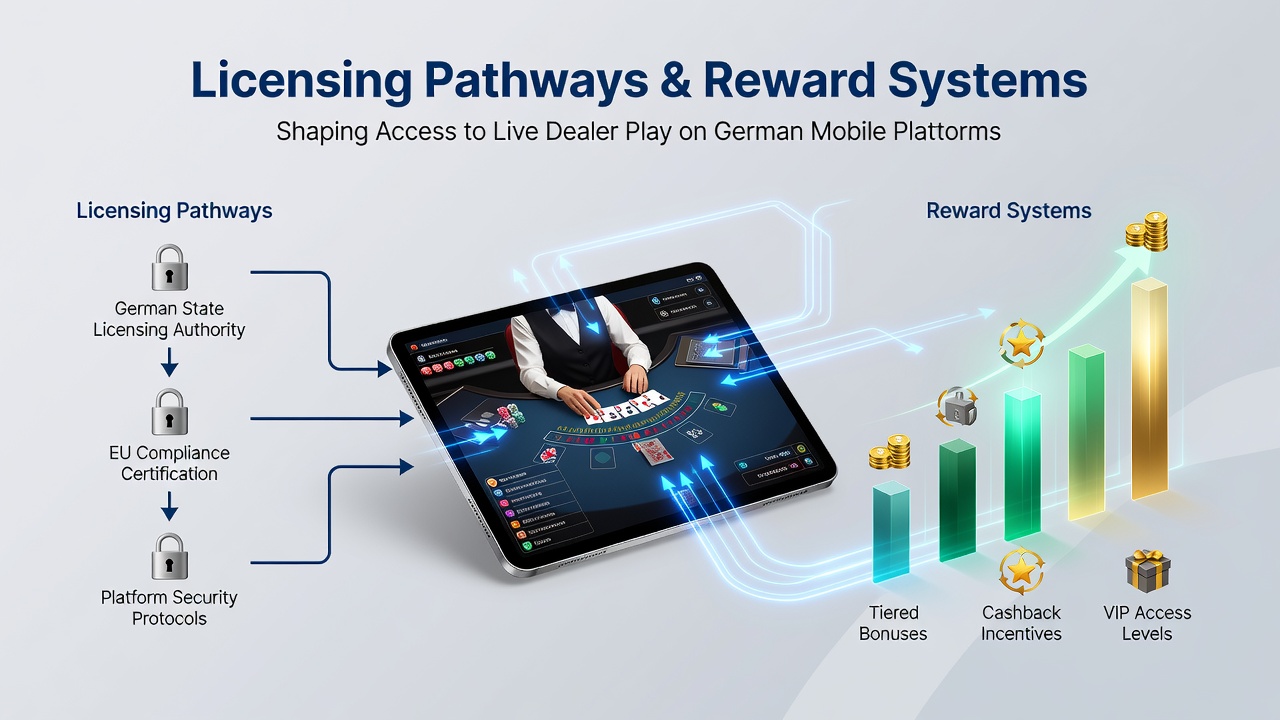 Mobile Live-Dealer-Spiele und Belohnungssysteme unter deutscher Lizenzierung