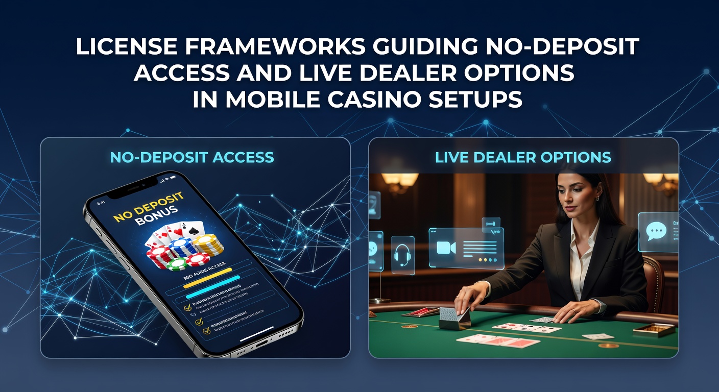Übersicht über Lizenzrahmen für mobile Casino-Apps mit Fokus auf No-Deposit und Live-Dealer-Funktionen