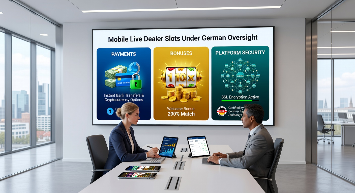 Live Dealer Slot auf Tablet mit Zahlungsschnittstelle und Sicherheitszertifikaten unter GGL-Aufsicht