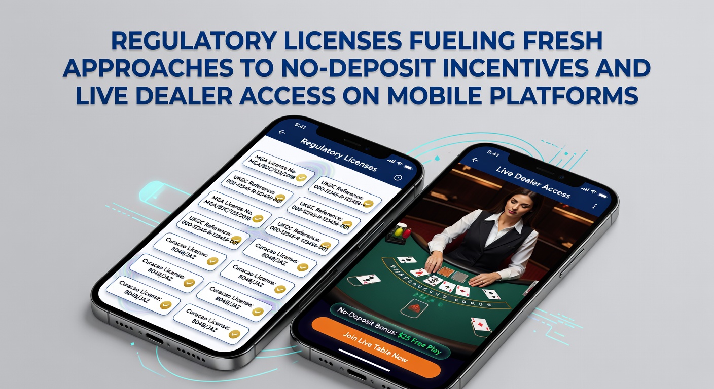 Regulatorische Lizenzen und ihre Auswirkungen auf No-Deposit-Boni sowie mobile Live-Dealer-Plattformen