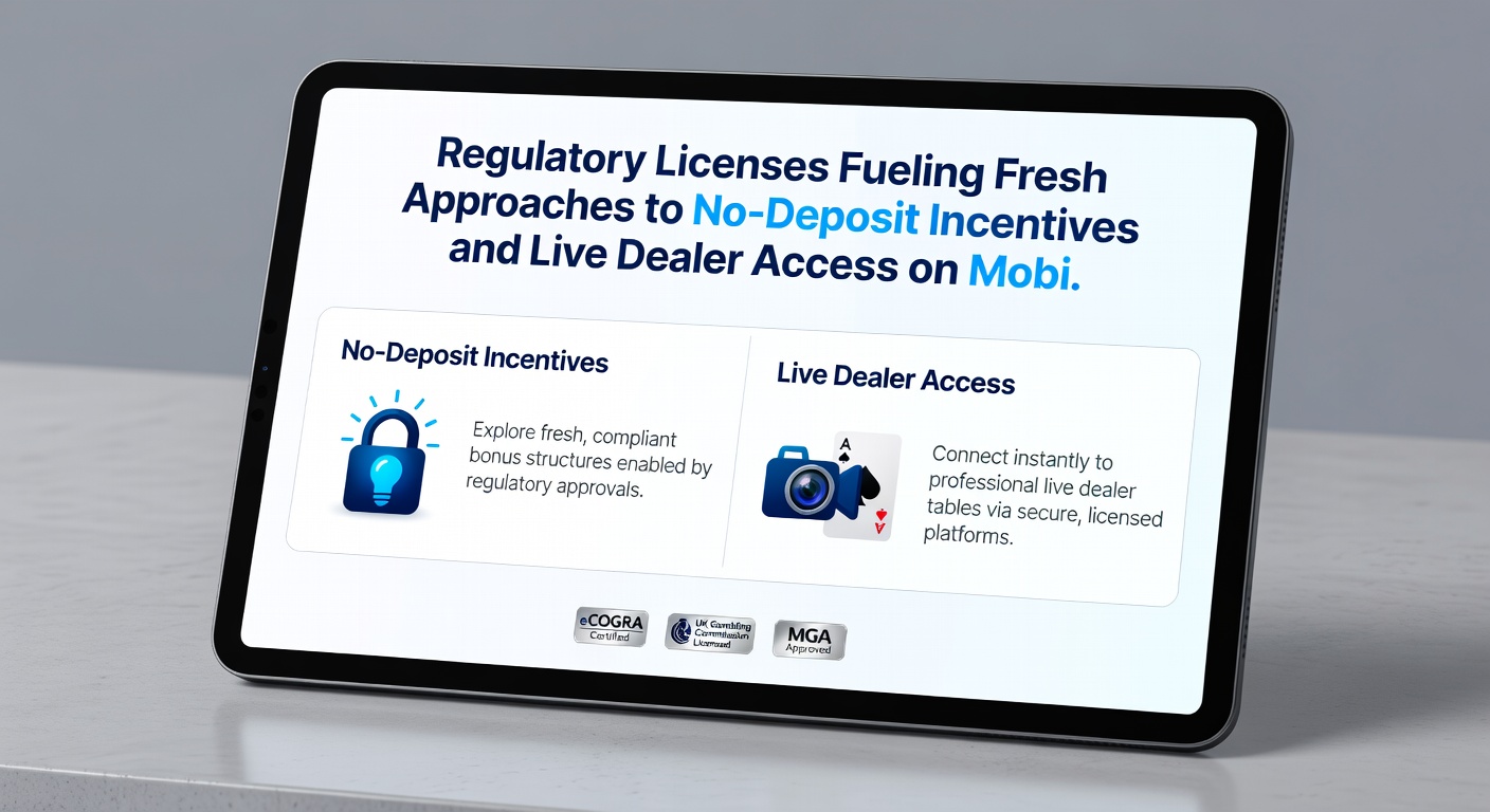 Mobile Live-Dealer-Spiele und No-Deposit-Incentives unter regulatorischer Aufsicht